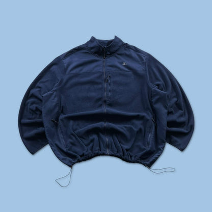 VINTAGE Y2K STARTER ZIP UP FLEECE NAVY