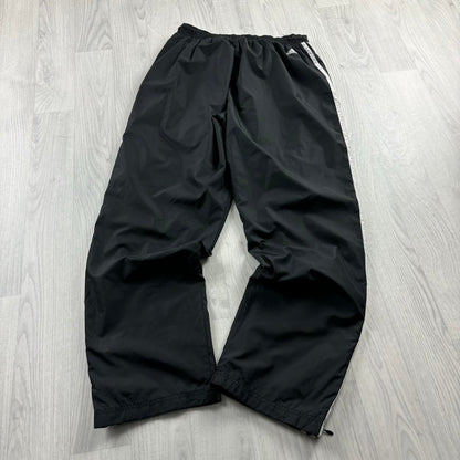 VINTAGE Y2K ADIDAS BAGGY TRACKSUIT BOTTOMS BLACK