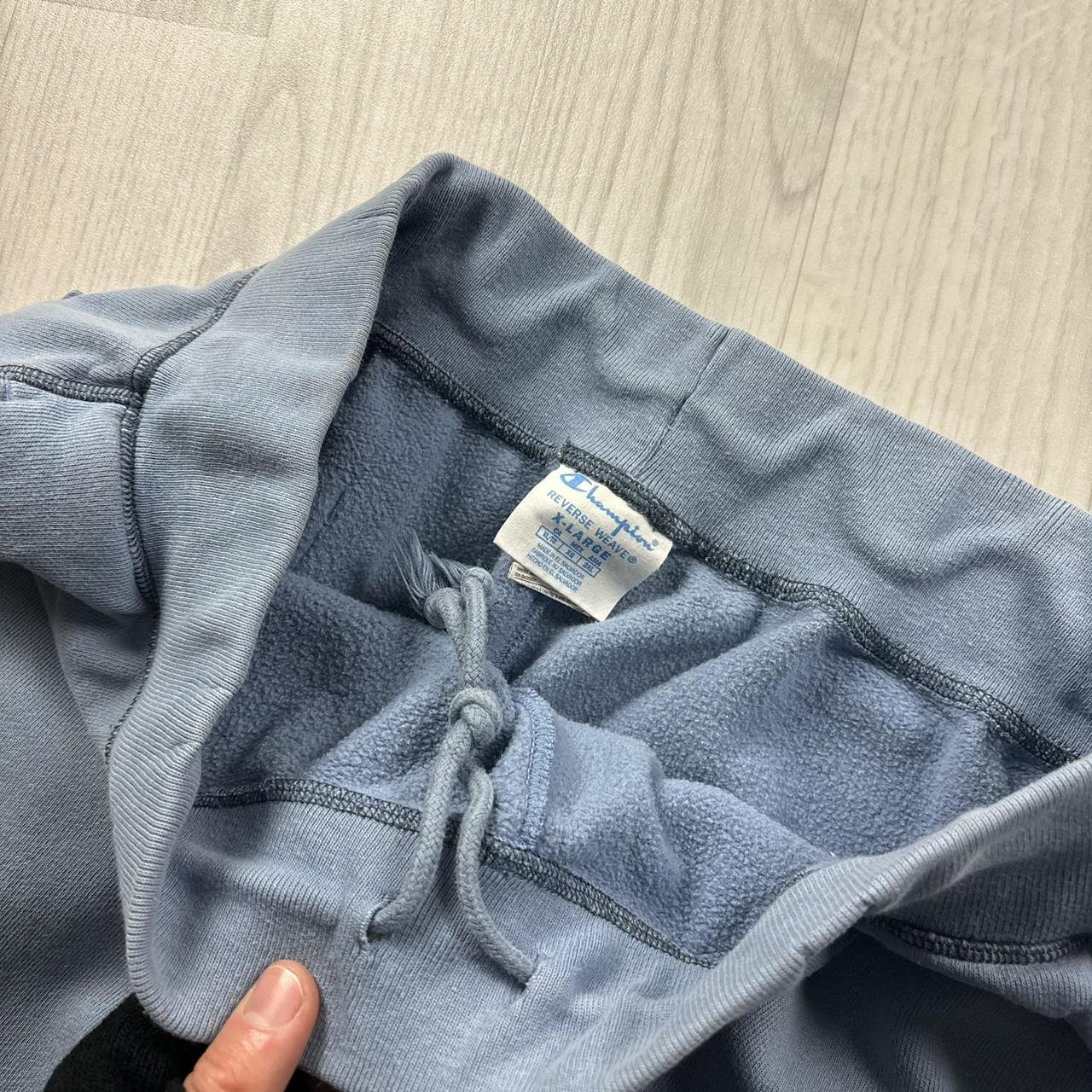 VINTAGE 00s CHAMPION REVERSE WEAVE COTTON SWEATPANTS BABY BLUE