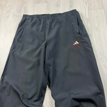 VINTAGE Y2K ADIDAS BAGGY TRACKSUIT BOTTOMS GREY