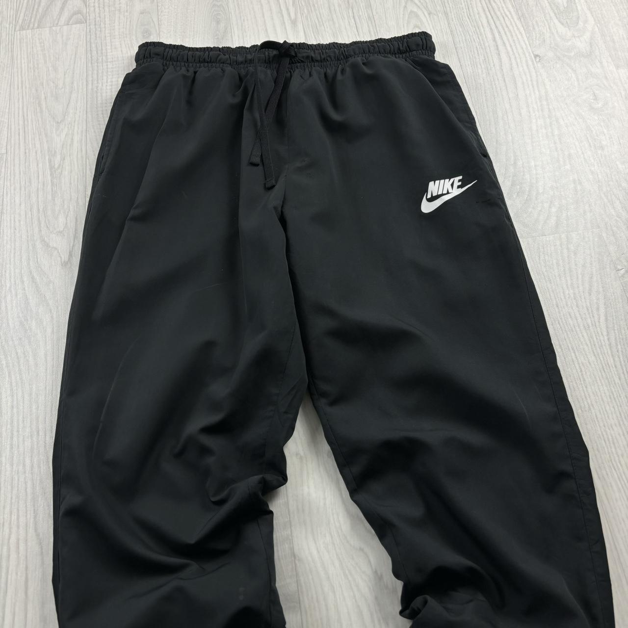 VINTAGE 00s NIKE TRACKSUIT BOTTOMS BLACK