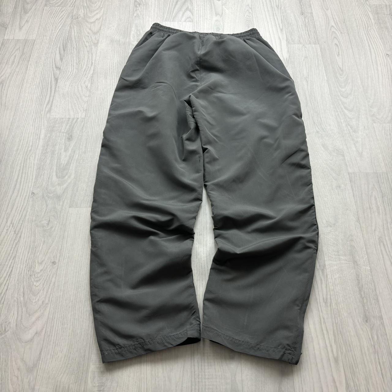 VINTAGE Y2K SLAZENGER BAGGY TRACKSUIT BOTTOMS GREY