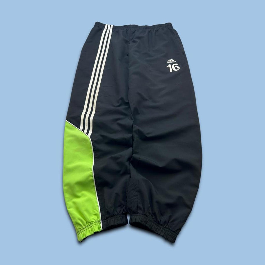 VINTAGE Y2K ADIDAS BAGGY TRACKSUIT BOTTOMS BLACK