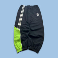 VINTAGE Y2K ADIDAS BAGGY TRACKSUIT BOTTOMS BLACK