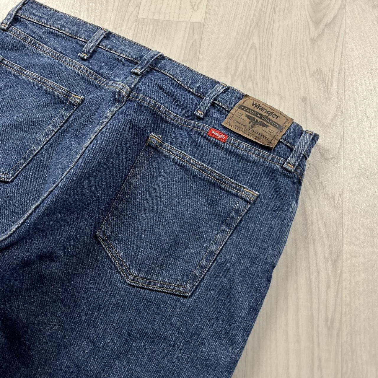 VINTAGE 00s WRANGLER BAGGY LOOSE JORTS BLUE
