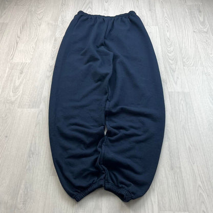 VINTAGE Y2K CHAMPION SNHU BAGGY COTTON SWEATPANTS NAVY