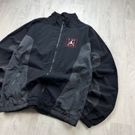 VINTAGE 00s JORDAN WINDBREAKER TRACK JACKET BLACK