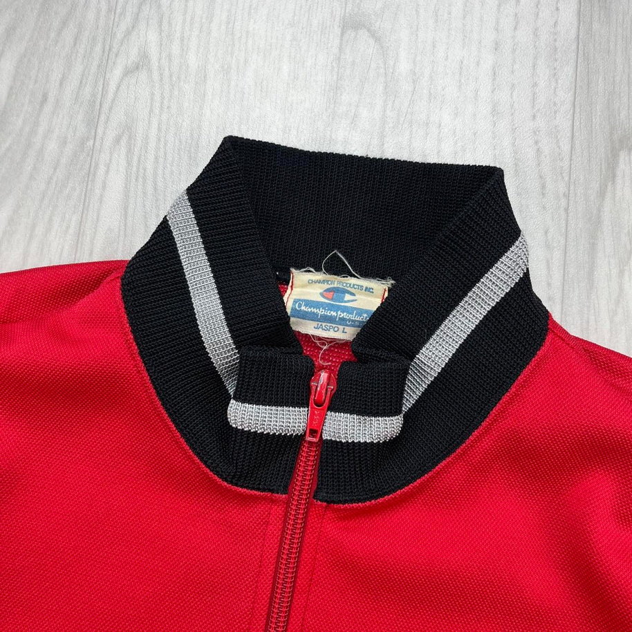 VINTAGE Y2K CHAMPION TRACK JACKET RED