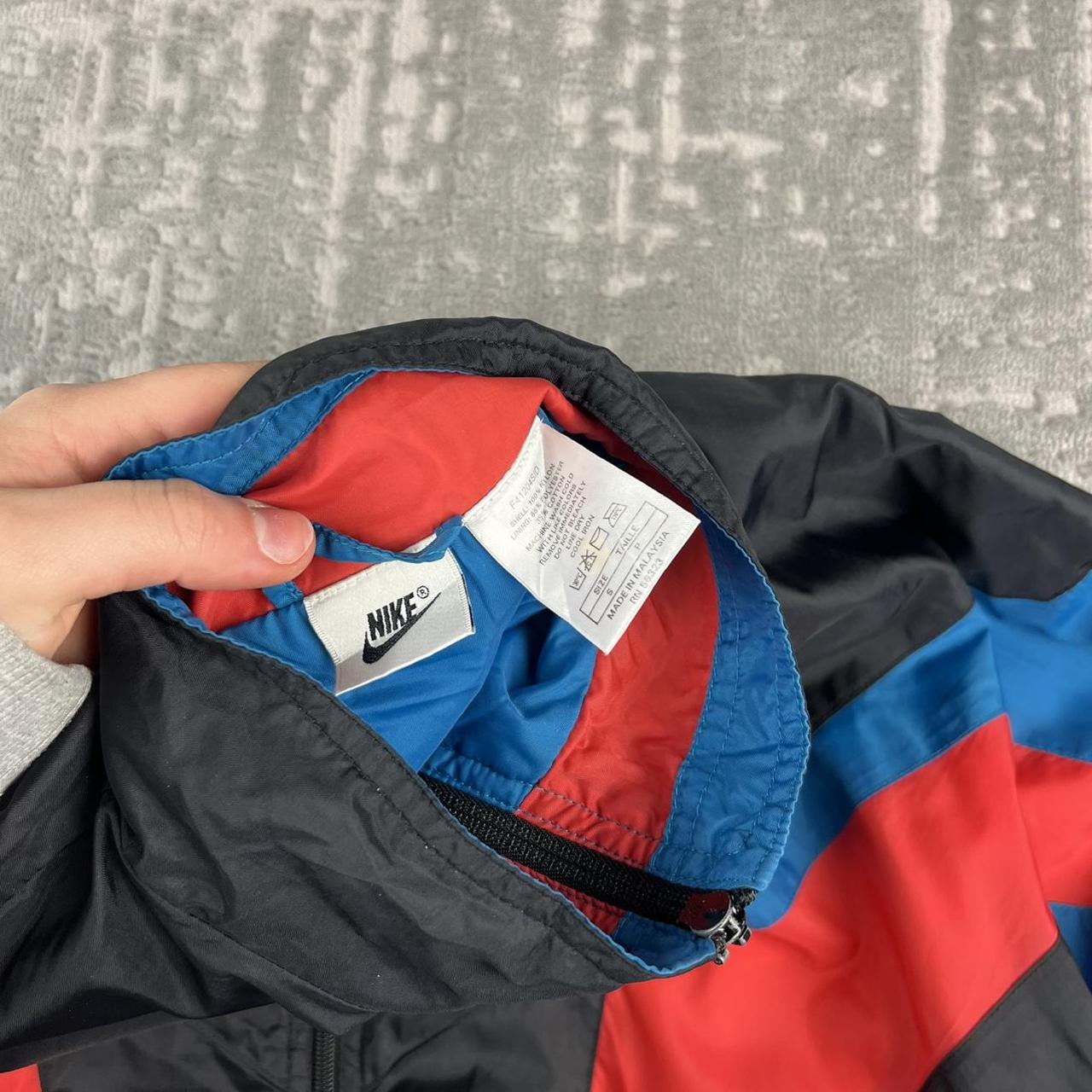 VINTAGE 90s NIKE WINDBREAKER SHELL TRACKSUIT JACKET BLACK