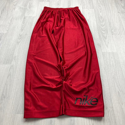 VINTAGE Y2K NIKE BAGGY TRACKSUIT BOTTOMS RED