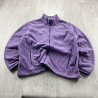 VINTAGE Y2K COLUMBIA TECHNICAL FLEECE JACKET PURPLE LILAC