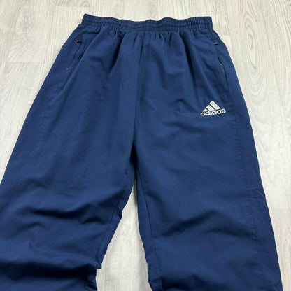 VINTAGE Y2K ADIDAS BAGGY TRACKSUIT BOTTOMS NAVY