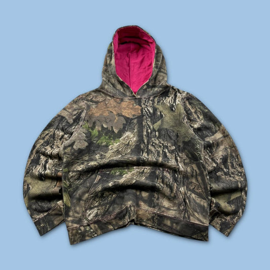 VINTAGE MOSSY OAK REALTREE HOODIE CAMO PINK