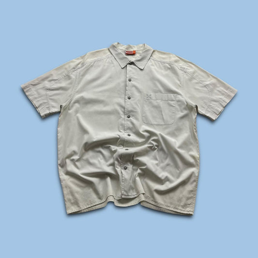 VINTAGE Y2K OXBOW SHORT SLEEVE SHIRT CREAM