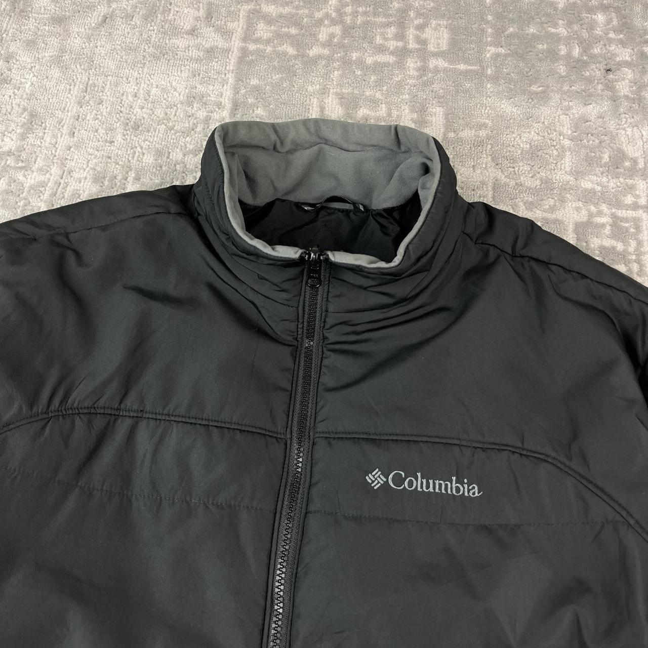 VINTAGE 00s COLUMBIA TECHNICAL UTILITY PADDED JACKET BLACK