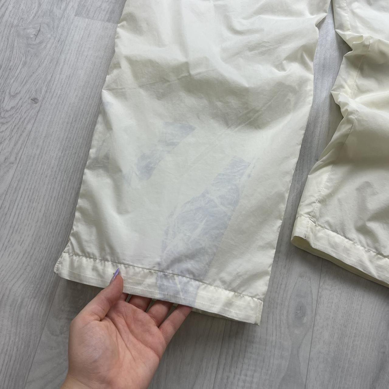 VINTAGE Y2K NIKE BAGGY TRACKSUIT BOTTOMS CREAM