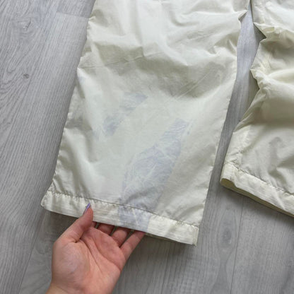 VINTAGE Y2K NIKE BAGGY TRACKSUIT BOTTOMS CREAM