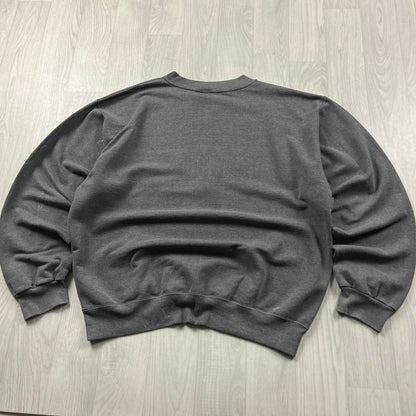 VINTAGE Y2K TIMBERLAND SPELL OUT SWEATSHIRT GREY