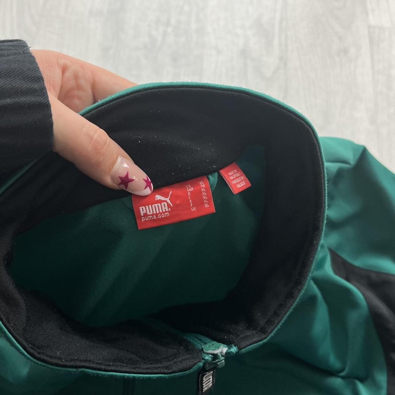 VINTAGE Y2K PUMA ZIP UP TRACKSUIT JACKET GREEN