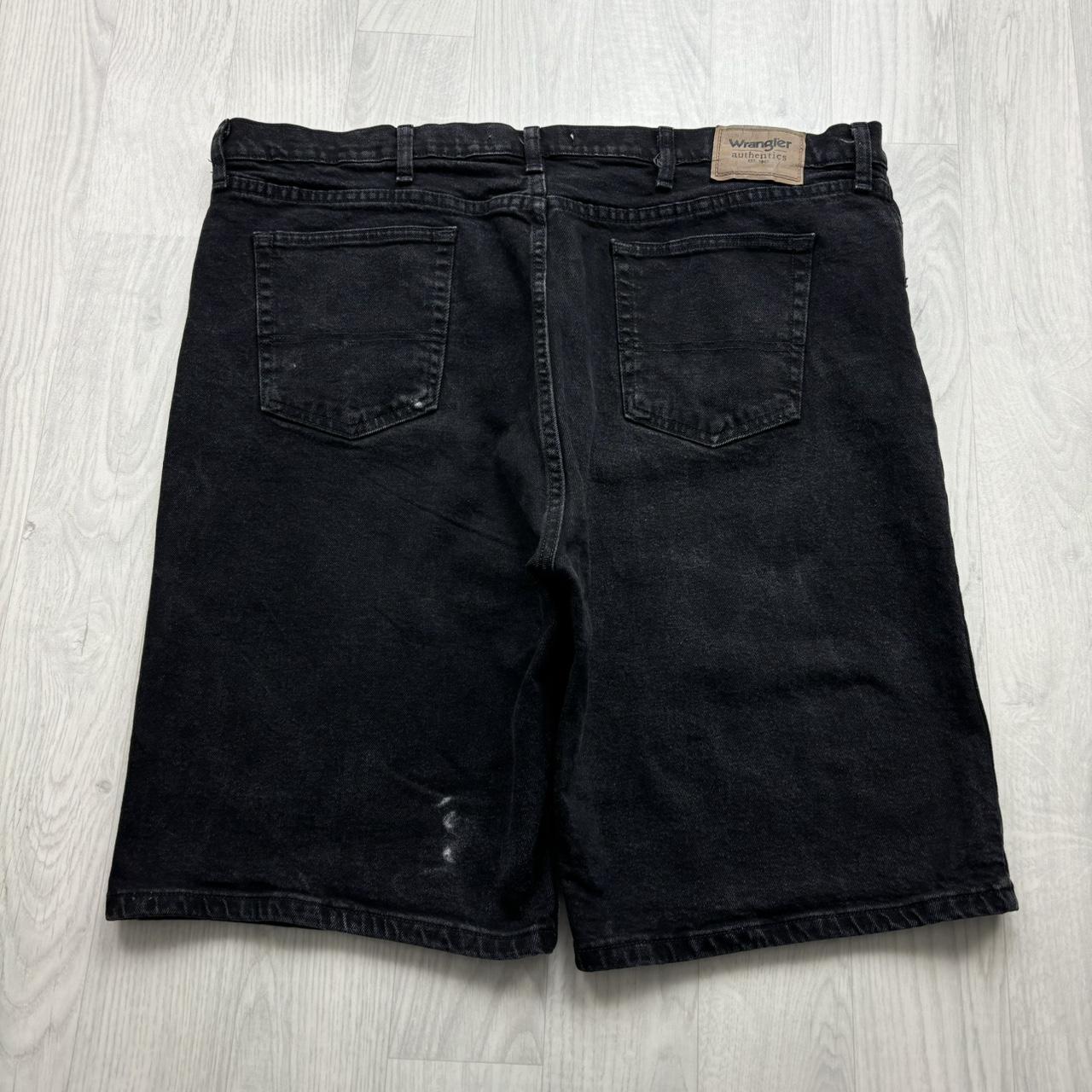 VINTAGE 00s WRANGLER BAGGY LOOSE JORTS BLACK