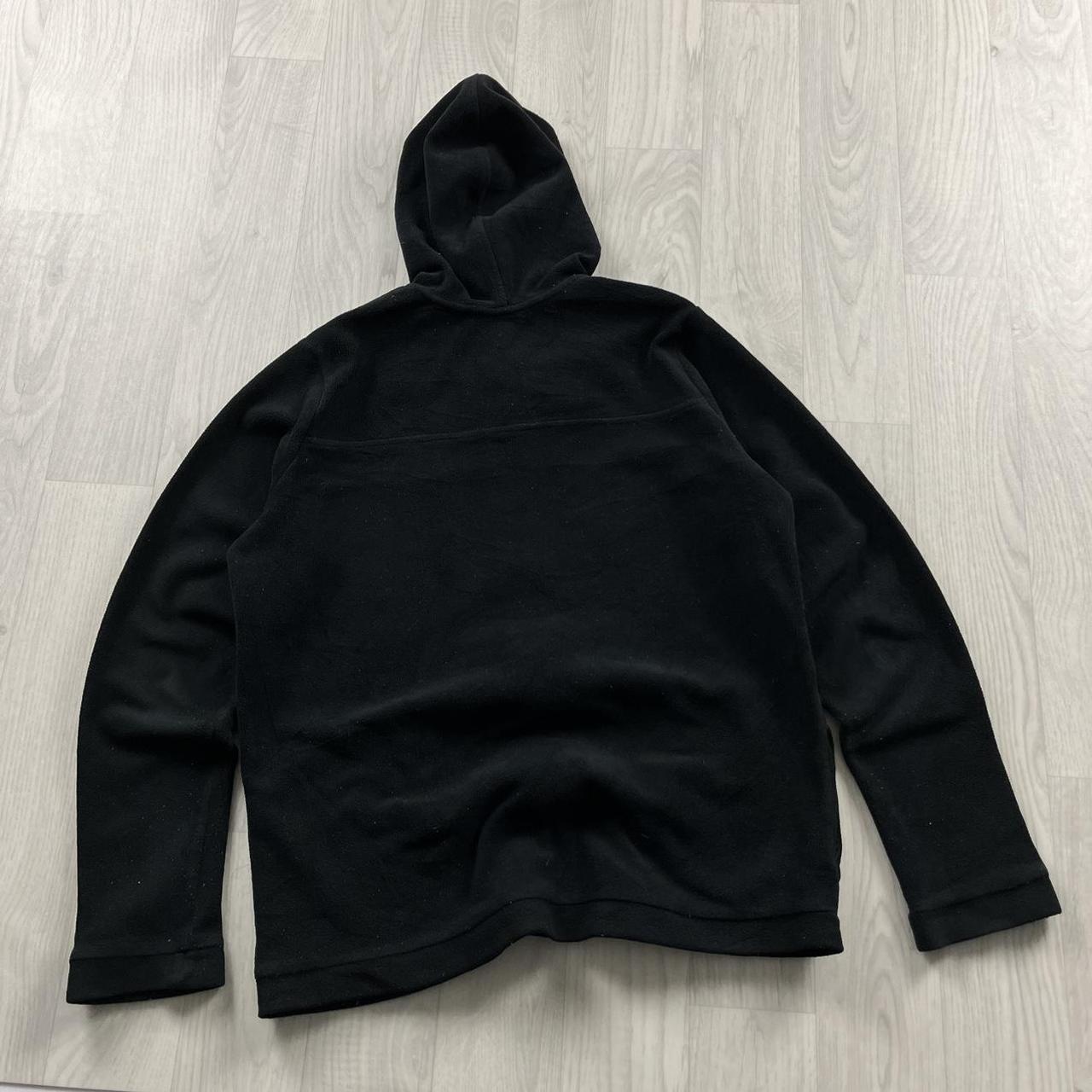 VINTAGE Y2K LACOSTE FLEECE ZIP HOODIE BLACK