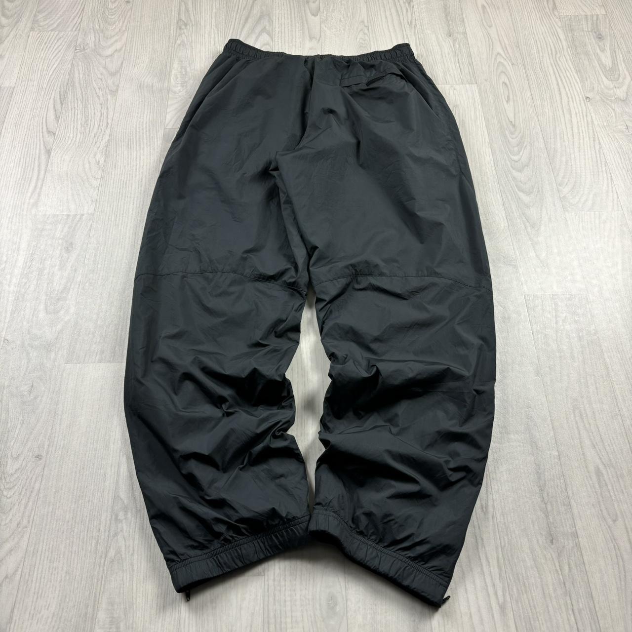 VINTAGE Y2K NIKE BAGGY TRACKSUIT BOTTOMS GREY / BLACK