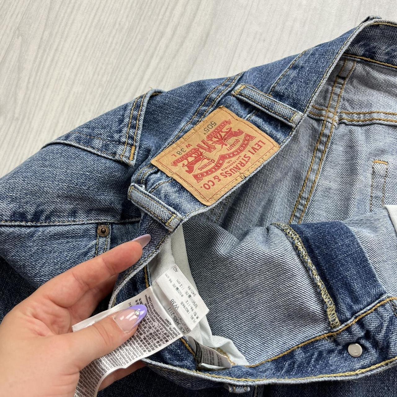 VINTAGE Y2K LEVIS 505 JORTS BLUE