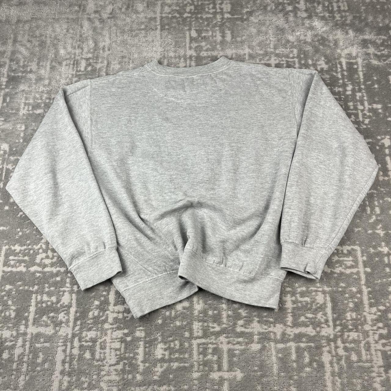 VINTAGE Y2K CHAPS SPELL OUT BOXY SWEATSHIRT GREY