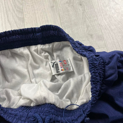 VINTAGE Y2K PUMA BAGGY TRACKSUIT BOTTOMS NAVY
