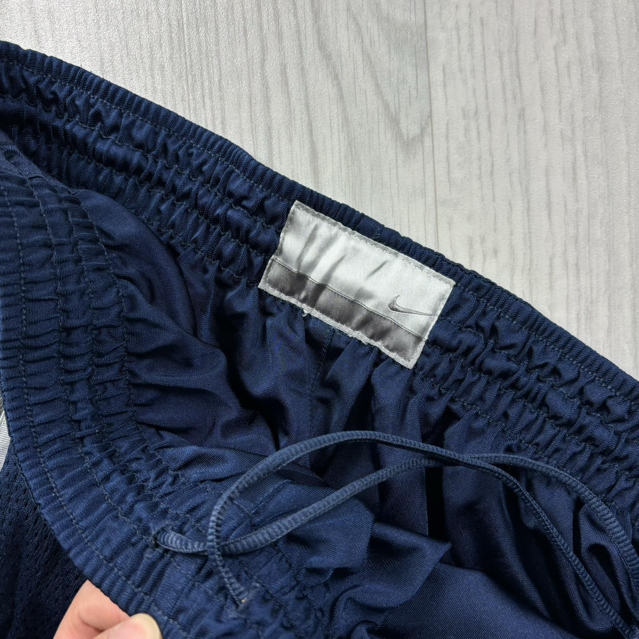 VINTAGE Y2K NIKE BAGGY REVERSIBLE TRACKSUIT BOTTOMS NAVY