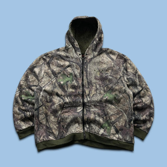 VINTAGE REALTREE ZIP UP HOODIE CAMO