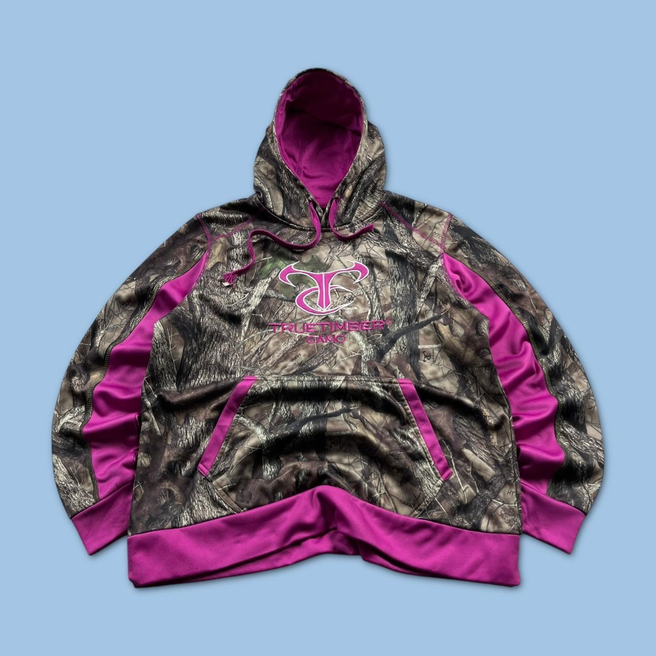 VINTAGE REALTREE HOODIE CAMO PINK