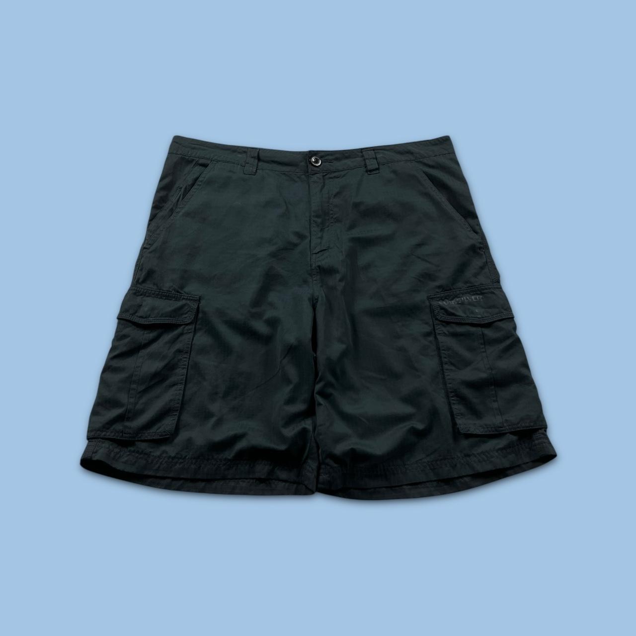 VINTAGE Y2K QUIKSILVER BAGGY LOOSE SHORTS BLACK