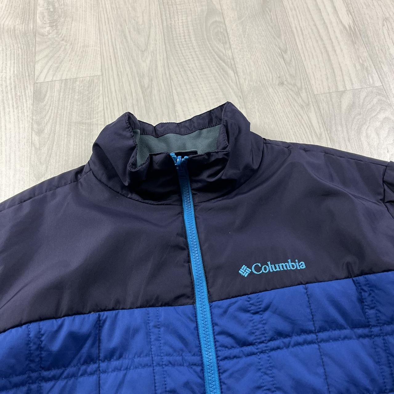 VINTAGE 00s COLUMBIA PUFFER TECHNICAL JACKET BLUE
