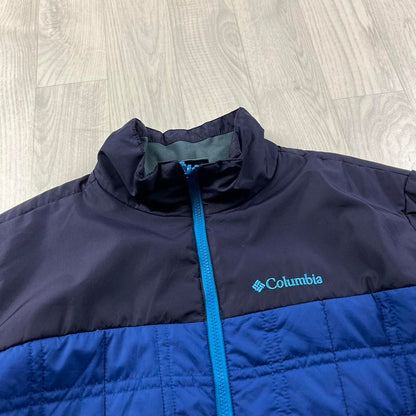 VINTAGE 00s COLUMBIA PUFFER TECHNICAL JACKET BLUE