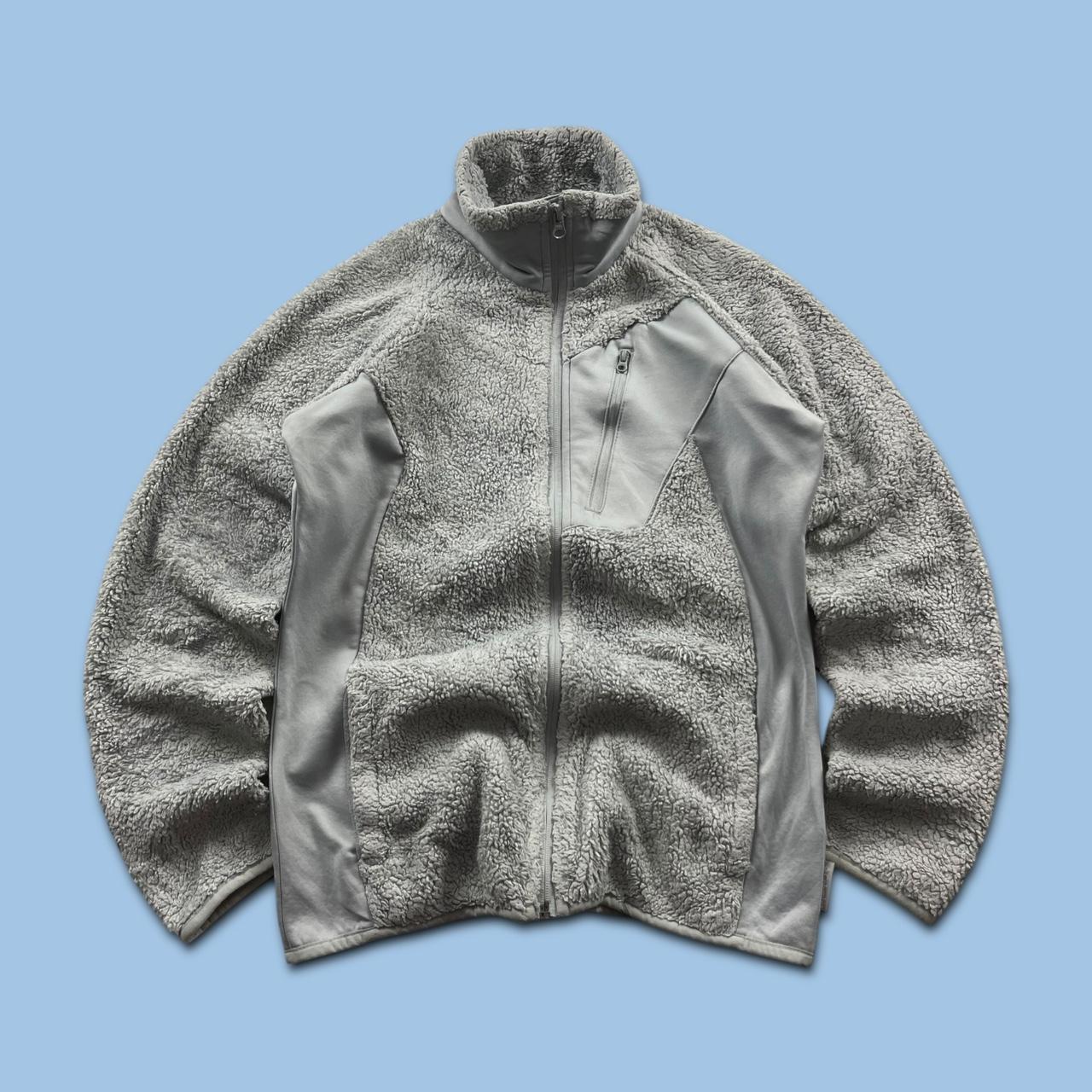 VINTAGE Y2K COLUMBIA ZIP UP FLEECE GREY