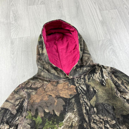 VINTAGE MOSSY OAK REALTREE HOODIE CAMO PINK