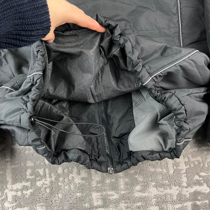 VINTAGE 00s COLUMBIA TECHNICAL UTILITY PADDED JACKET BLACK