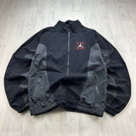 VINTAGE 00s JORDAN WINDBREAKER TRACK JACKET BLACK