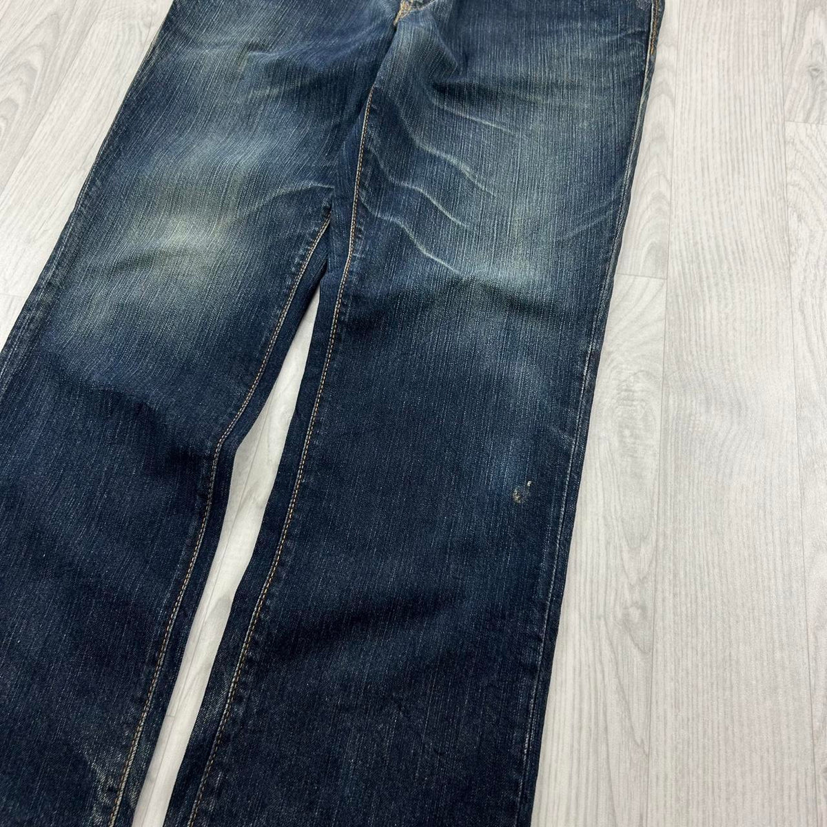 VINTAGE Y2K EDWIN XV SERIES BAGGY JEANS NAVY BLUE