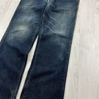 VINTAGE Y2K EDWIN XV SERIES BAGGY JEANS NAVY BLUE
