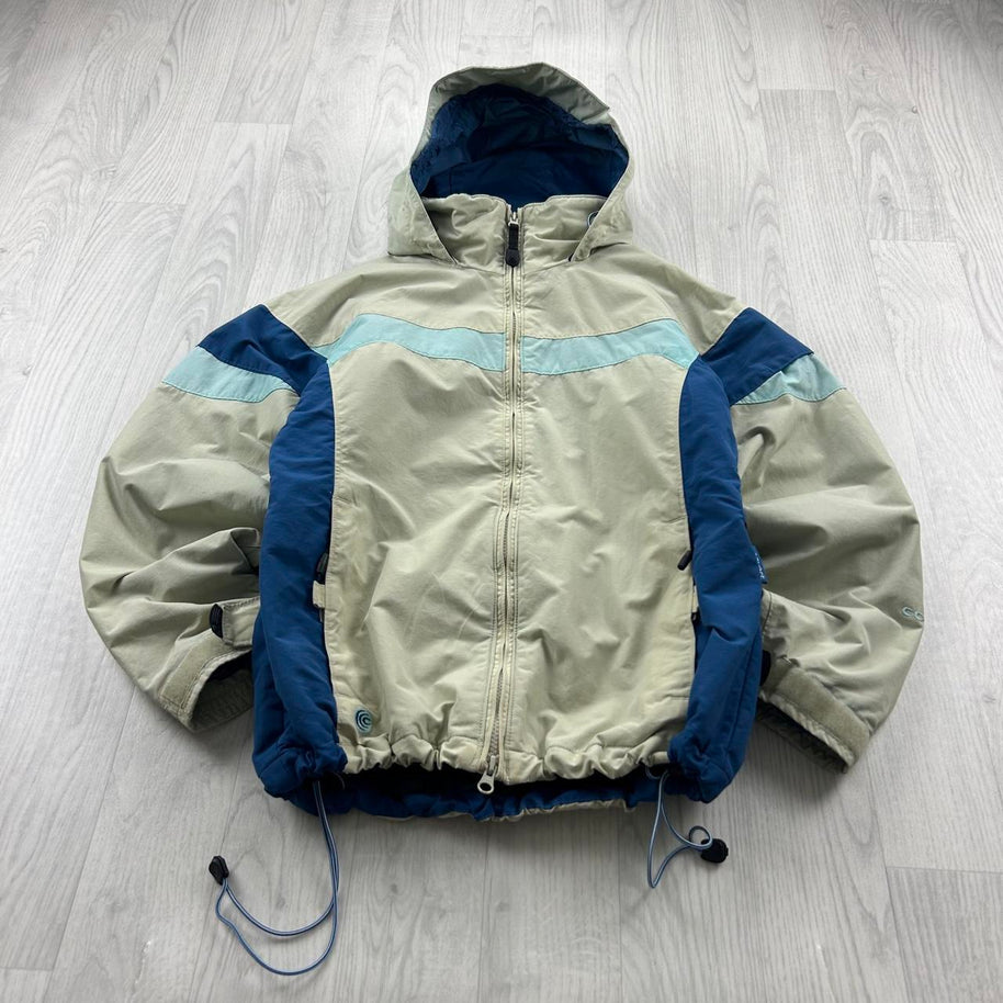VINTAGE Y2K COLUMBIA TECHNICAL SKI JACKET CREAM