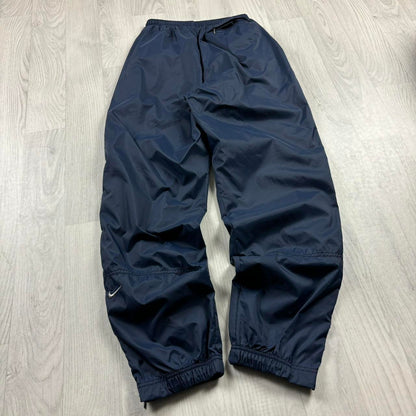 VINTAGE 90s NIKE BAGGY TRACKSUIT BOTTOMS NAVY