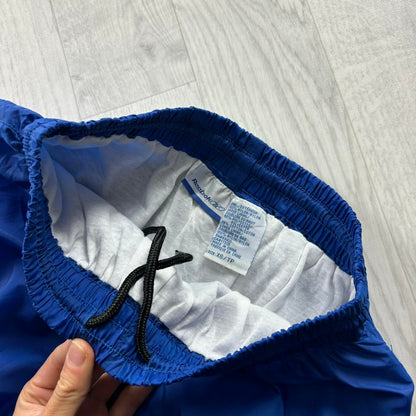 VINTAGE Y2K REEBOK TECHNICAL BAGGY TRACKSUIT BOTTOMS BLUE