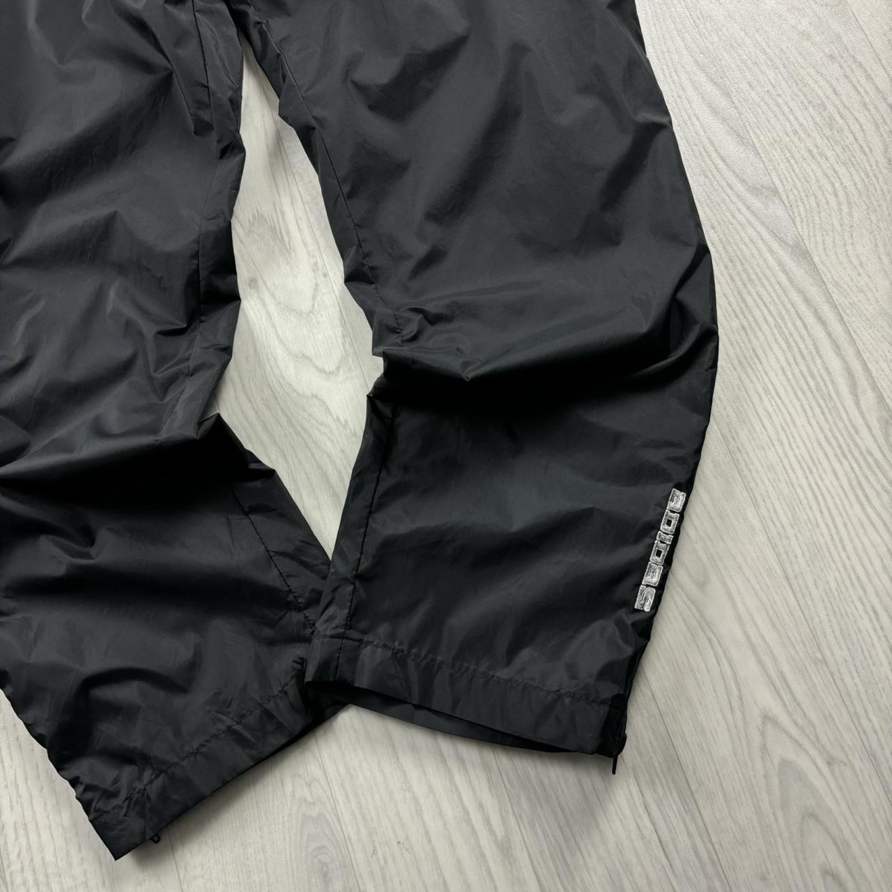 VINTAGE Y2K ADIDAS BAGGY TRACKSUIT BOTTOMS BLACK