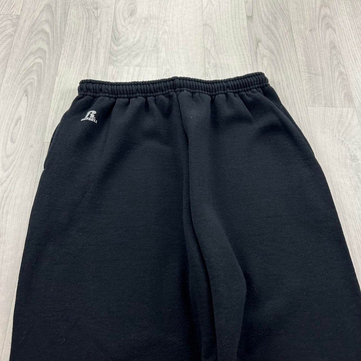 VINTAGE Y2K RUSSELL ATHLETIC BAGGY COTTON SWEATPANTS BLACK
