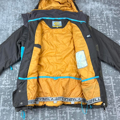 VINTAGE Y2K ONEILL TECHNICAL SKI JACKET BROWN