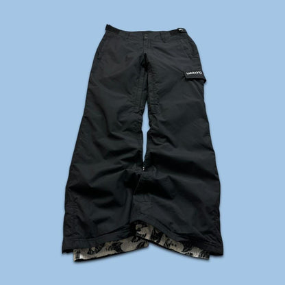 VINTAGE Y2K BILLABONG BAGGY SKI PANTS SALOPETTES BLACK