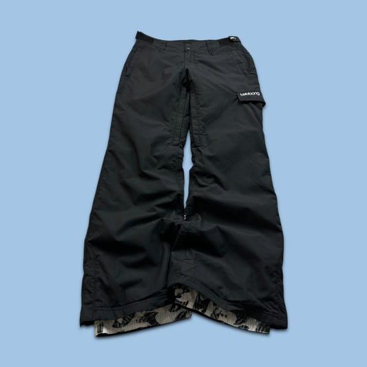 VINTAGE Y2K BILLABONG BAGGY SKI PANTS SALOPETTES BLACK