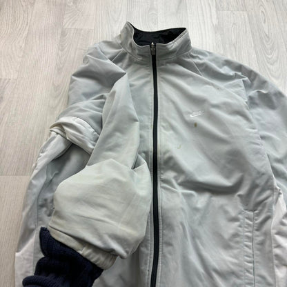 VINTAGE Y2K NIKE REVERSIBLE WINDBREAKER TRACKSUIT JACKET BLACK